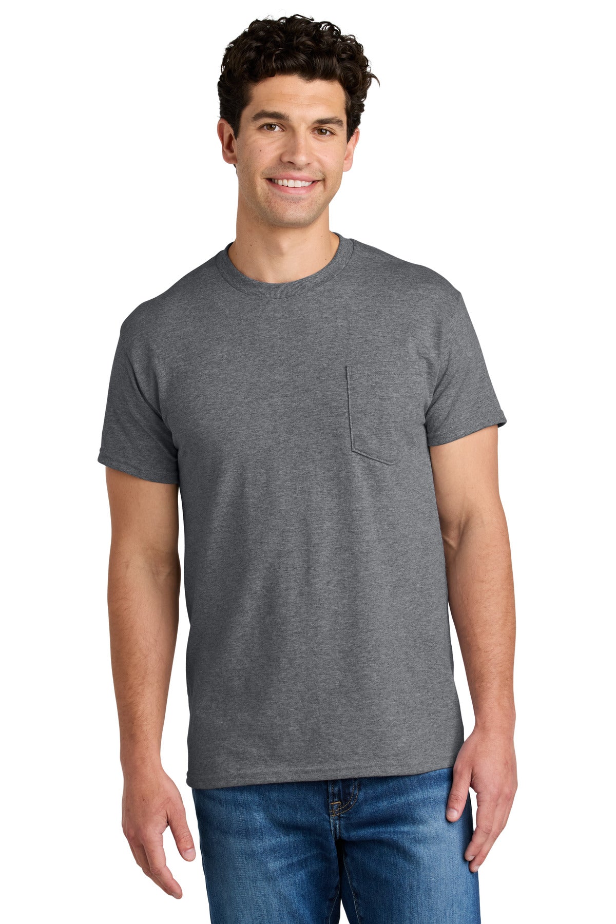 Gildan ®  - DryBlend ®  50 Cotton/50 Poly Pocket T-Shirt. 8300 | Add Your Logo
