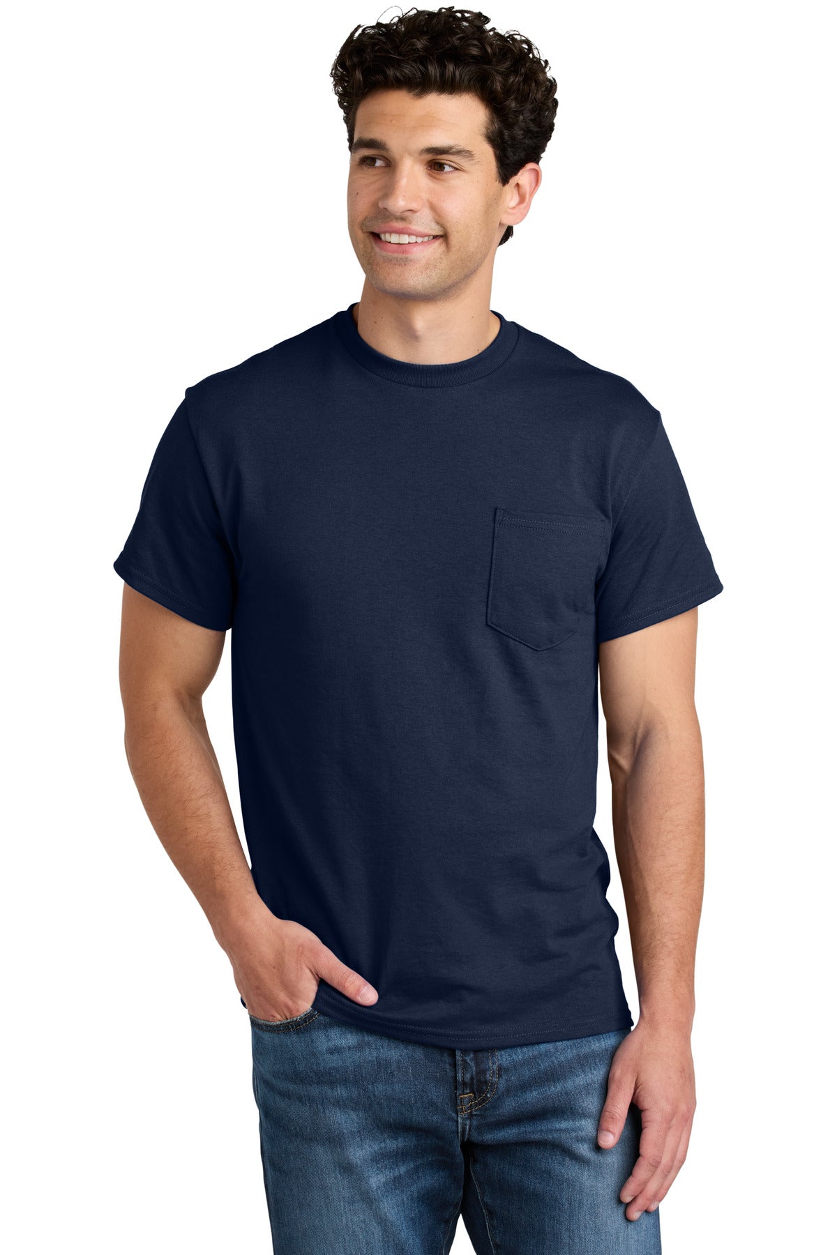 Gildan ®  - DryBlend ®  50 Cotton/50 Poly Pocket T-Shirt. 8300 | Add Your Logo