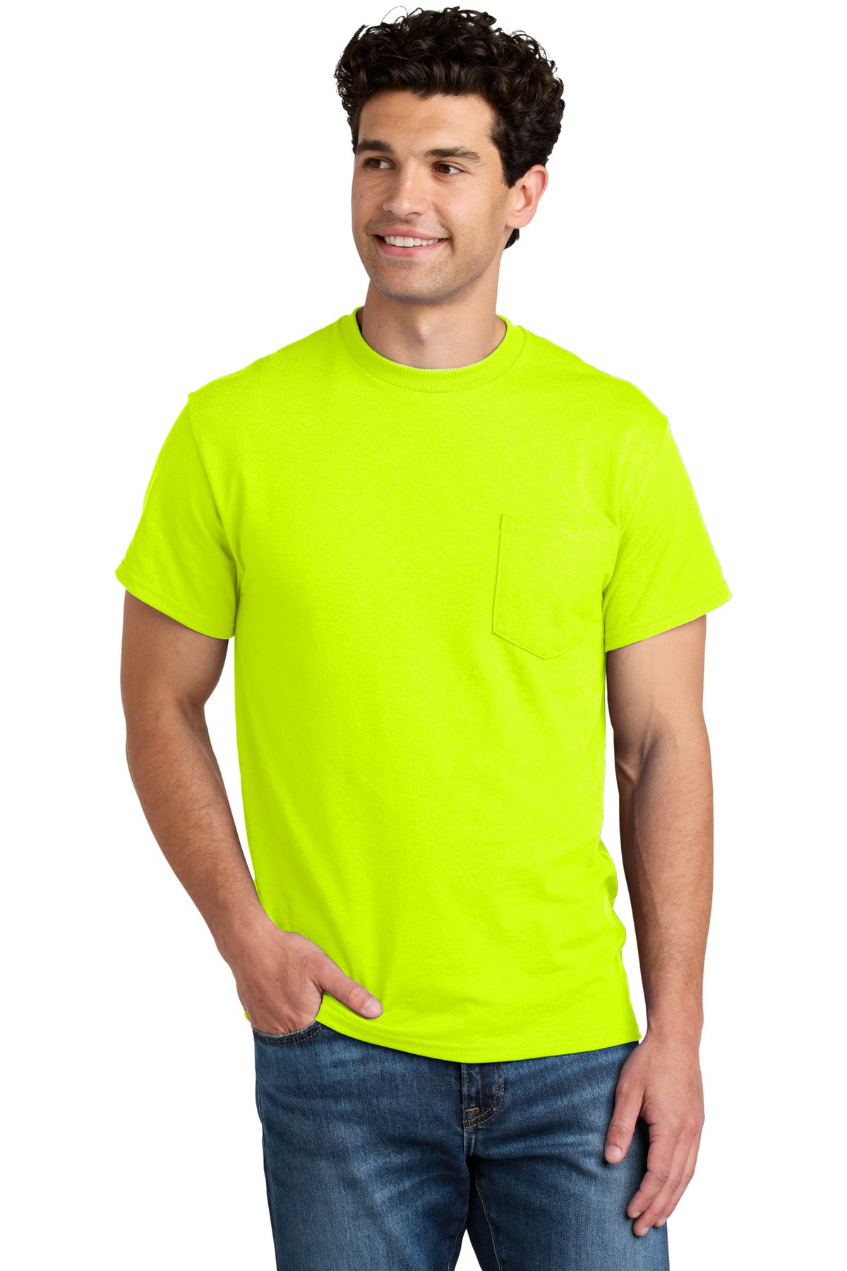 Gildan ®  - DryBlend ®  50 Cotton/50 Poly Pocket T-Shirt. 8300 | Add Your Logo