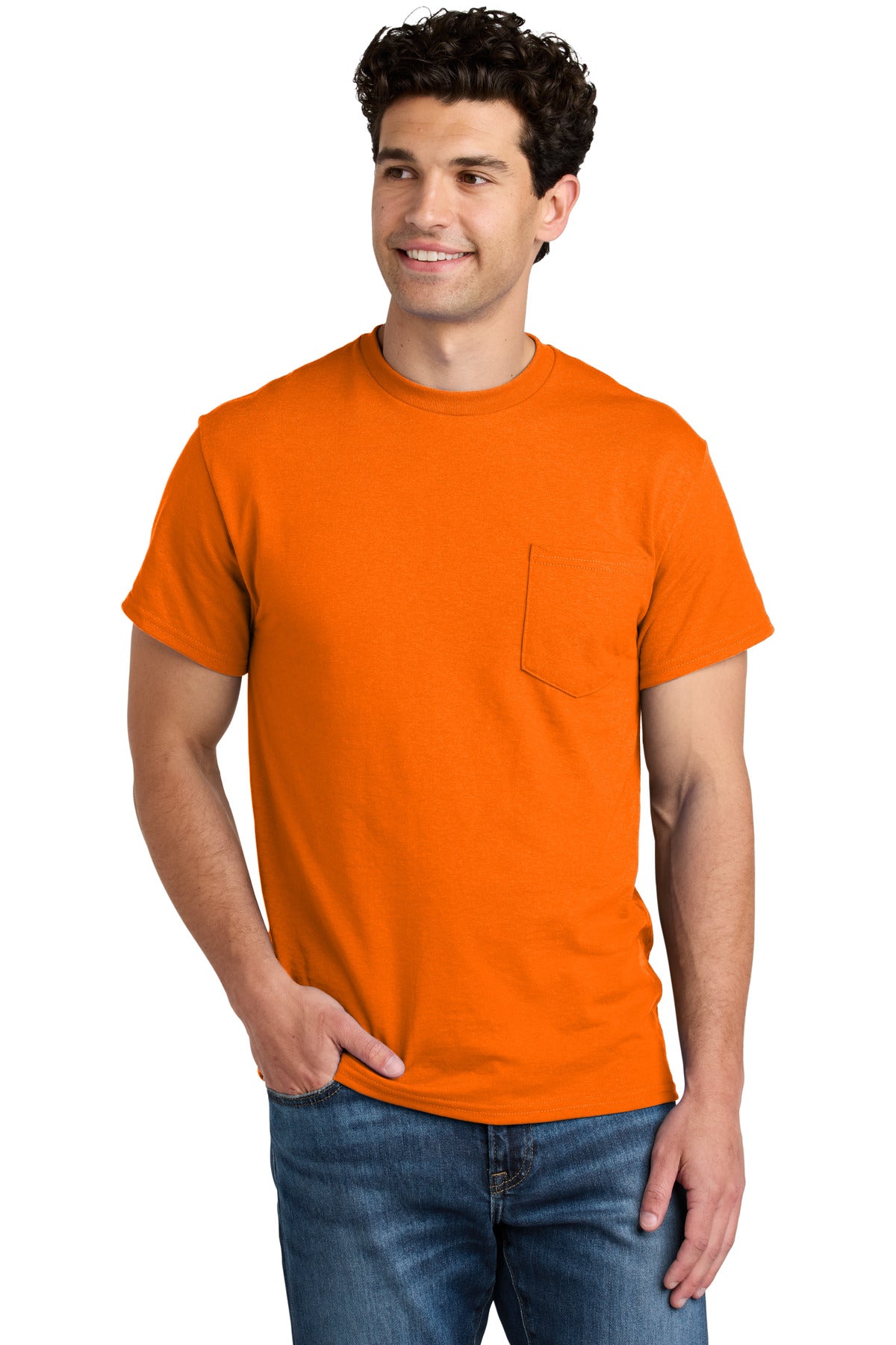 Gildan ®  - DryBlend ®  50 Cotton/50 Poly Pocket T-Shirt. 8300 | Add Your Logo