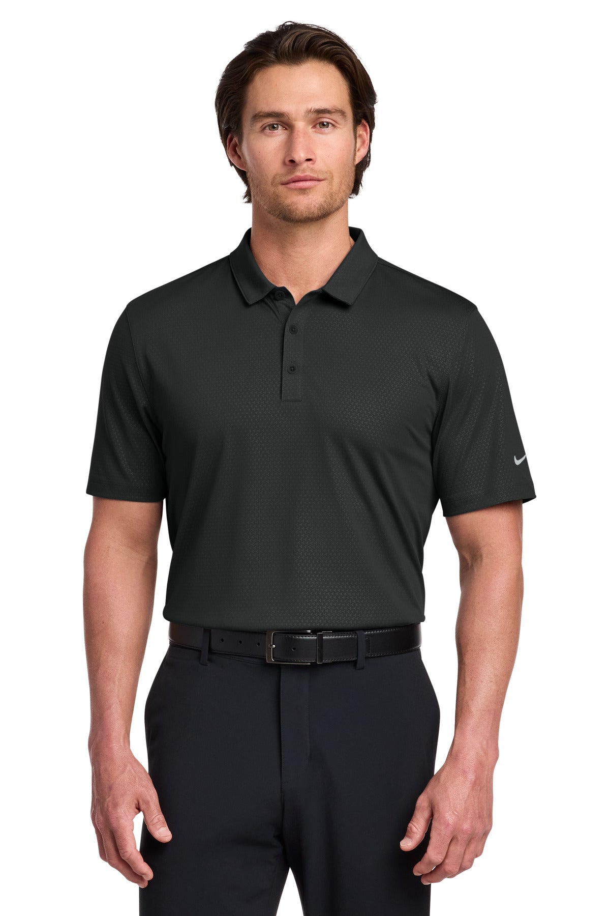 Nike Dri-FIT Embossed Tri-Blade Polo. 838964 | Add Your Logo