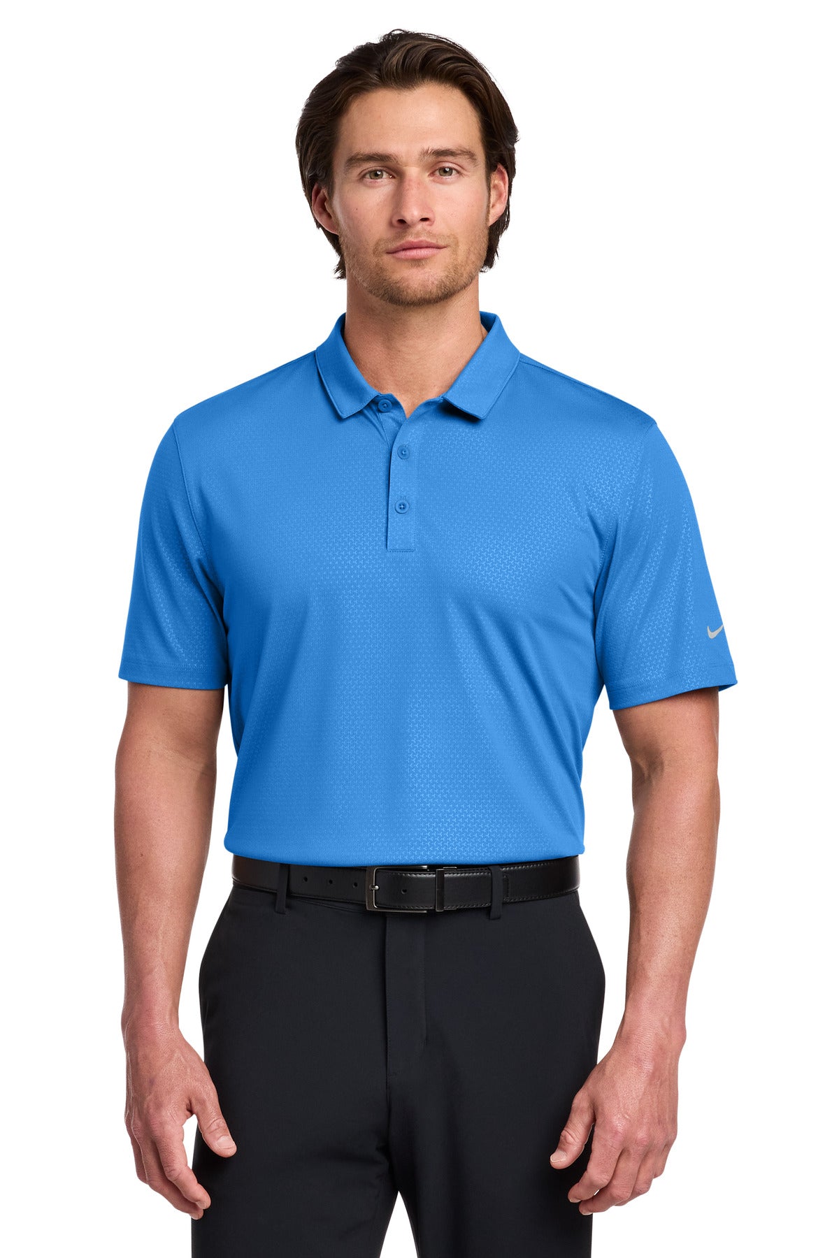 Nike Dri-FIT Embossed Tri-Blade Polo. 838964 | Add Your Logo