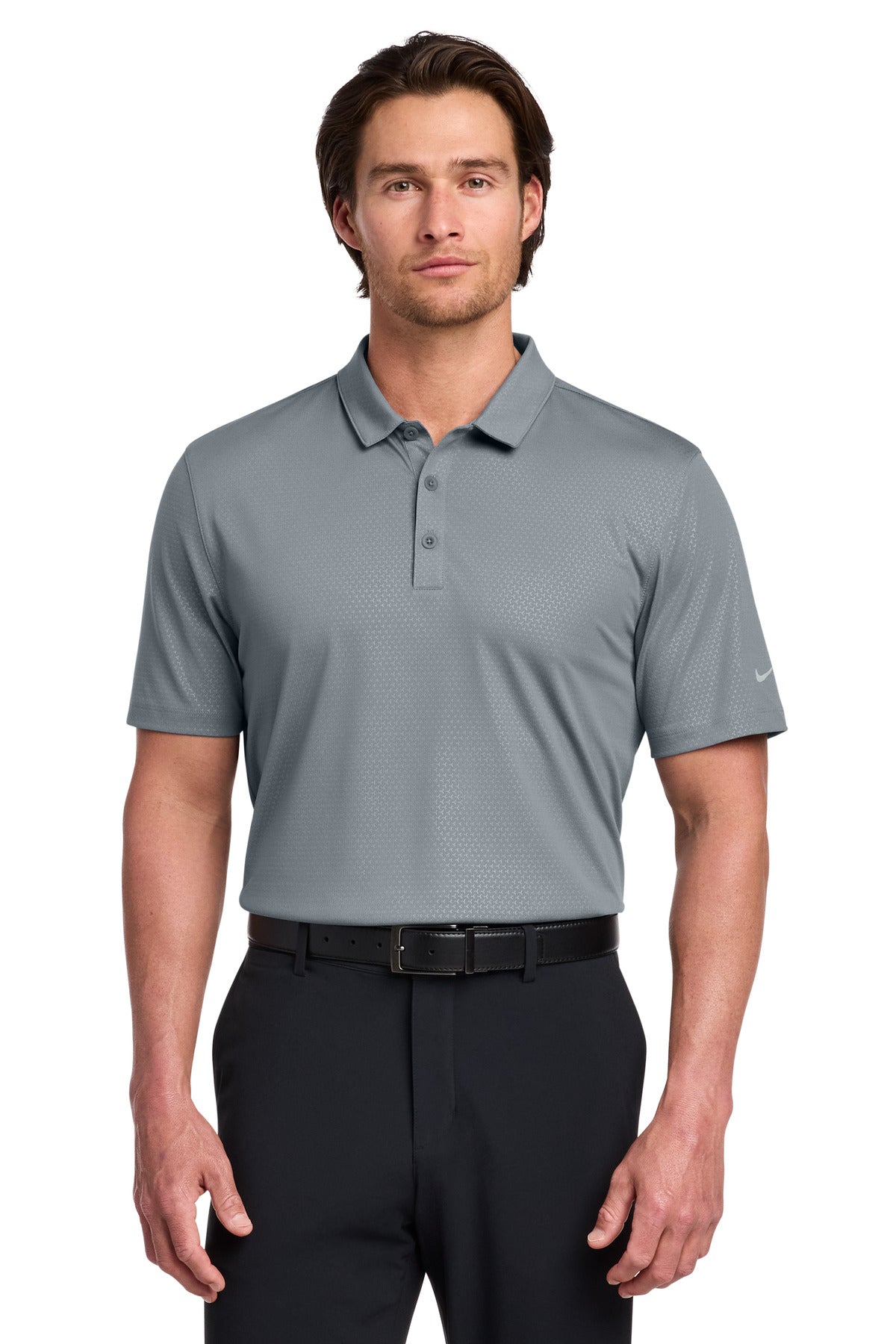 Nike Dri-FIT Embossed Tri-Blade Polo. 838964 | Add Your Logo