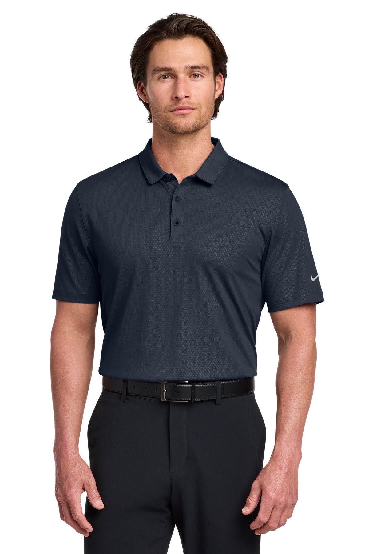 Nike Dri-FIT Embossed Tri-Blade Polo. 838964 | Add Your Logo