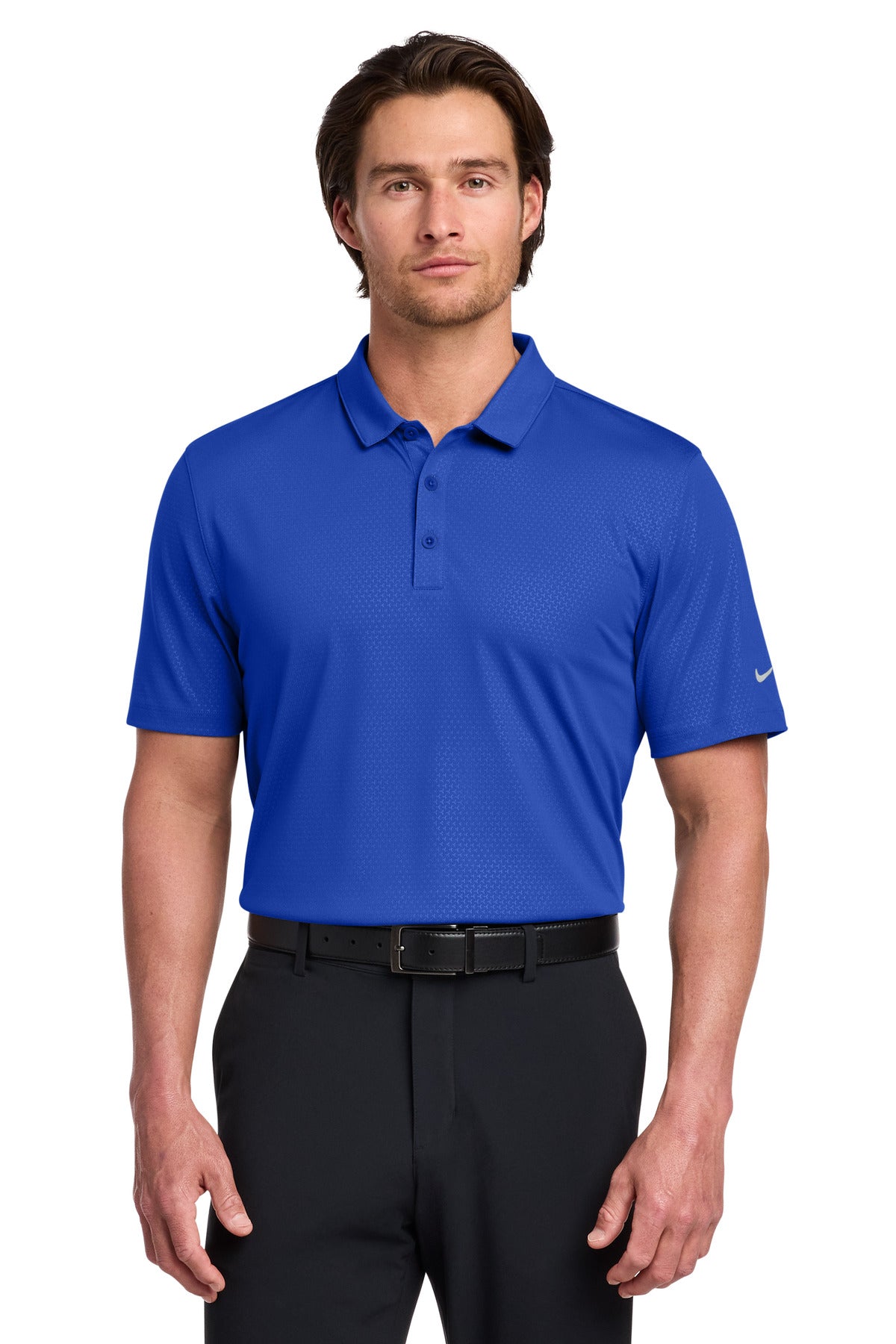 Nike Dri-FIT Embossed Tri-Blade Polo. 838964 | Add Your Logo