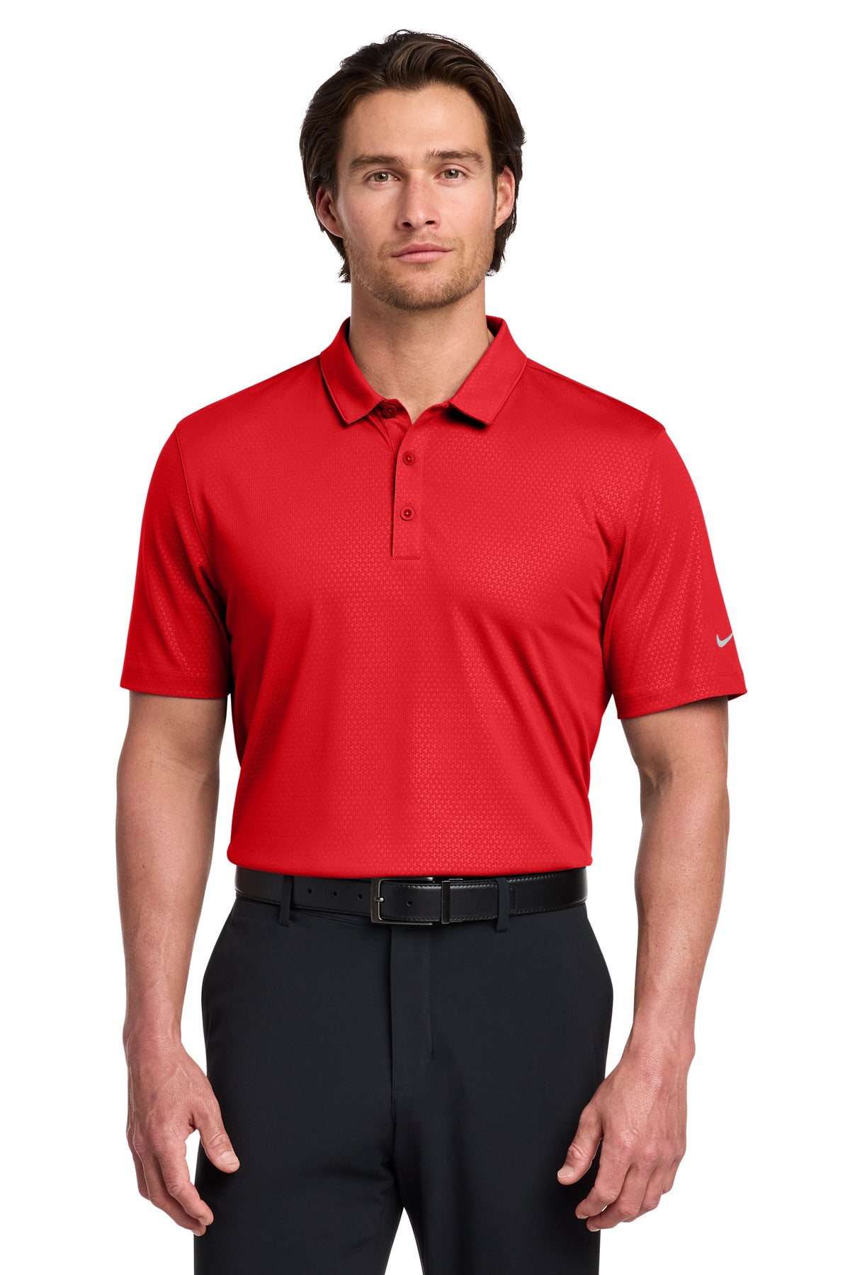 Nike Dri-FIT Embossed Tri-Blade Polo. 838964 | Add Your Logo