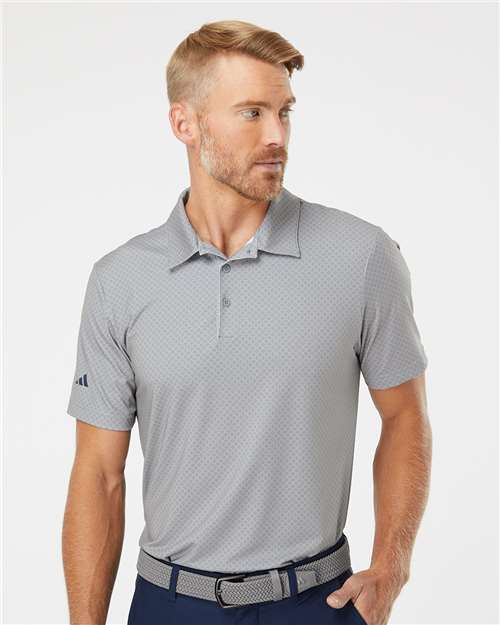 Adidas Men's Ultimate365 Diamond Dot Print Polo