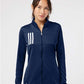 Adidas Women's 3-Stripes Double Knit Full-Zip Jacket
