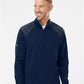 Adidas Men's Ultimate365 Lightweight Shoulder Stripe Quarter-Zip Pullover