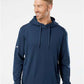 Adidas Men's Textured Mixed Media Midweight Hooded Sweatshirt