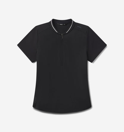UNRL Amelia Short Sleeve Polo Ã¢â‚¬â€œ Black