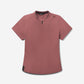 UNRL Amelia Short Sleeve Polo Ã¢â‚¬â€œ Rosewood