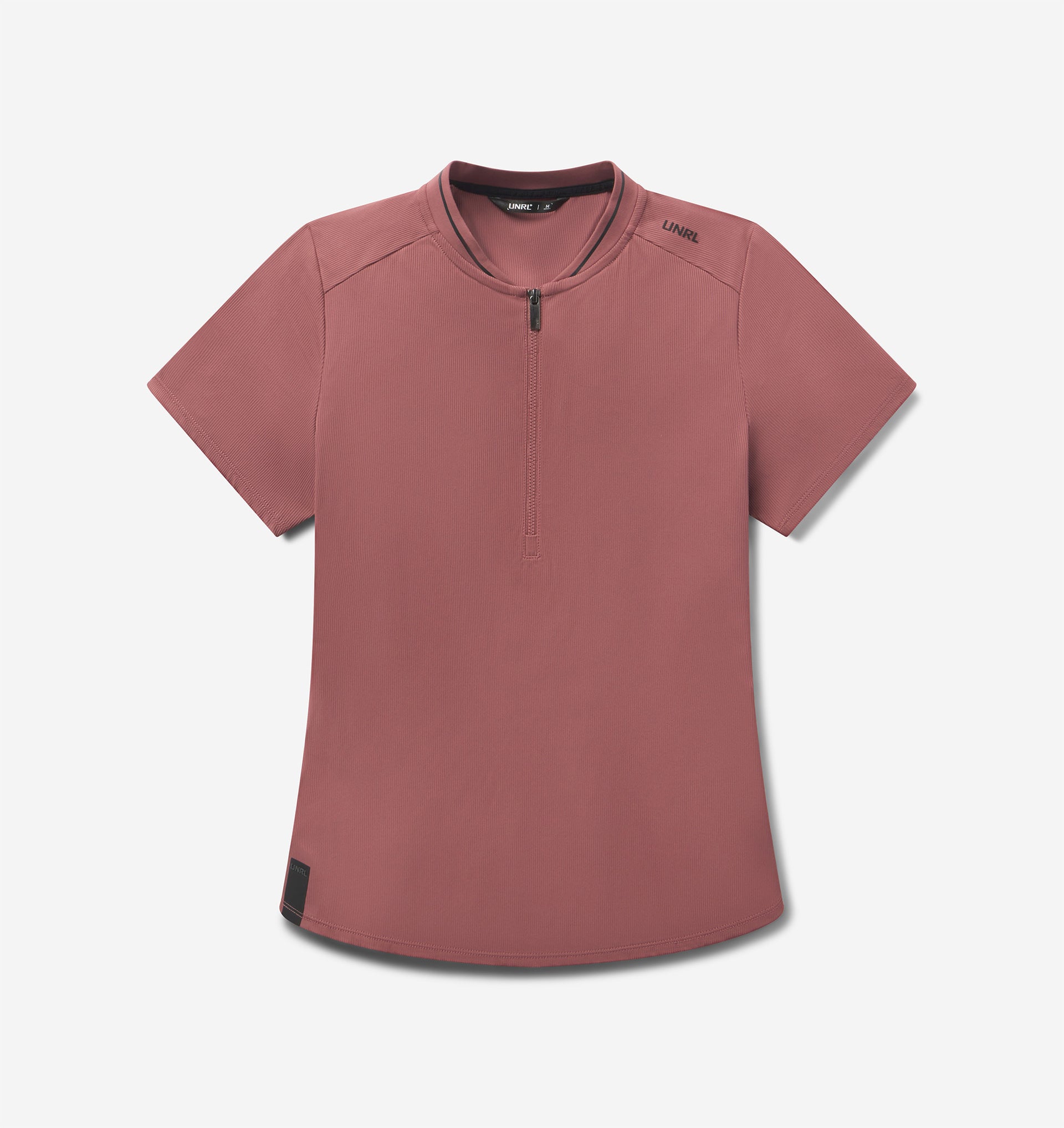 UNRL Amelia Short Sleeve Polo Ã¢â‚¬â€œ Rosewood