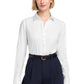 Brooks Brothers ®  Women's Wrinkle-Free Stretch Pinpoint Shirt BB18001 | Add Your Logo
