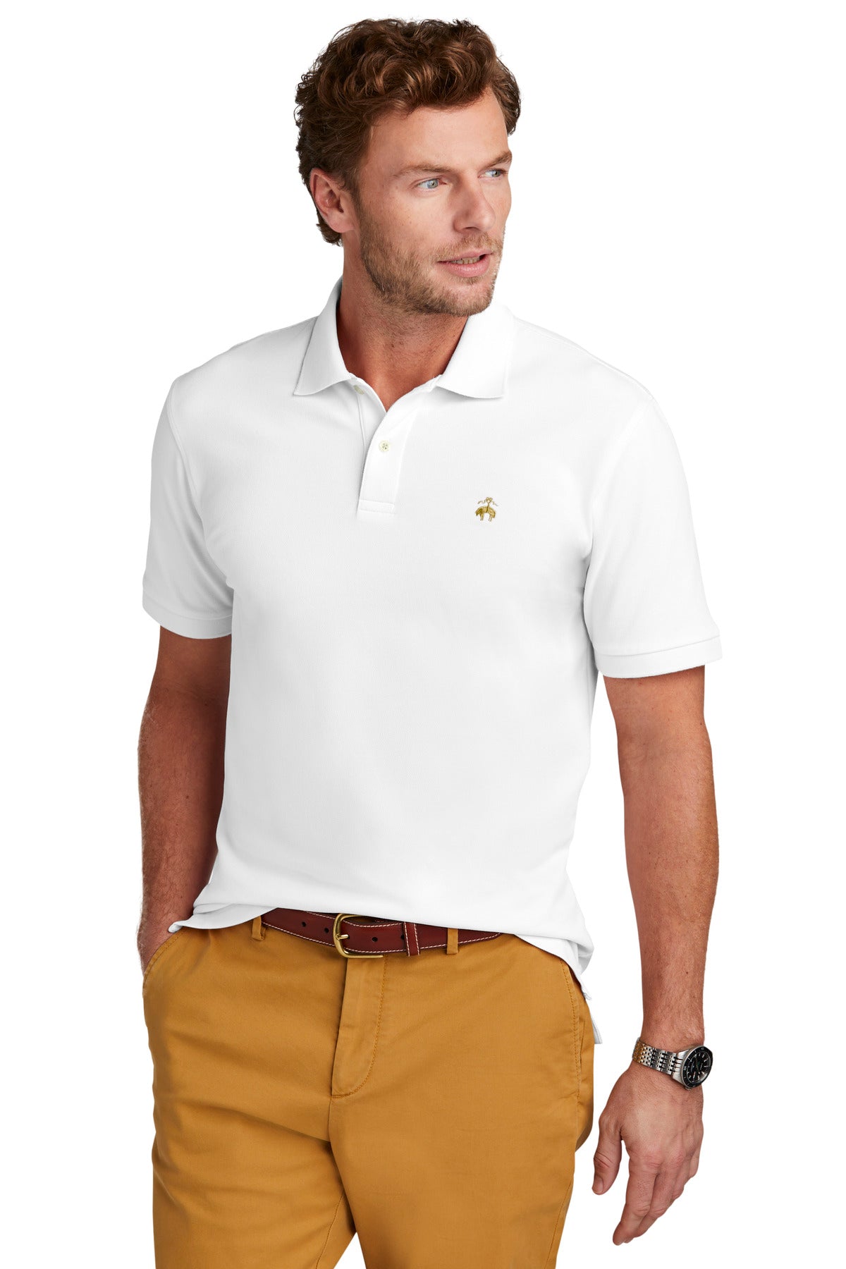 Brooks Brothers   Pima Cotton Pique Polo BB18200