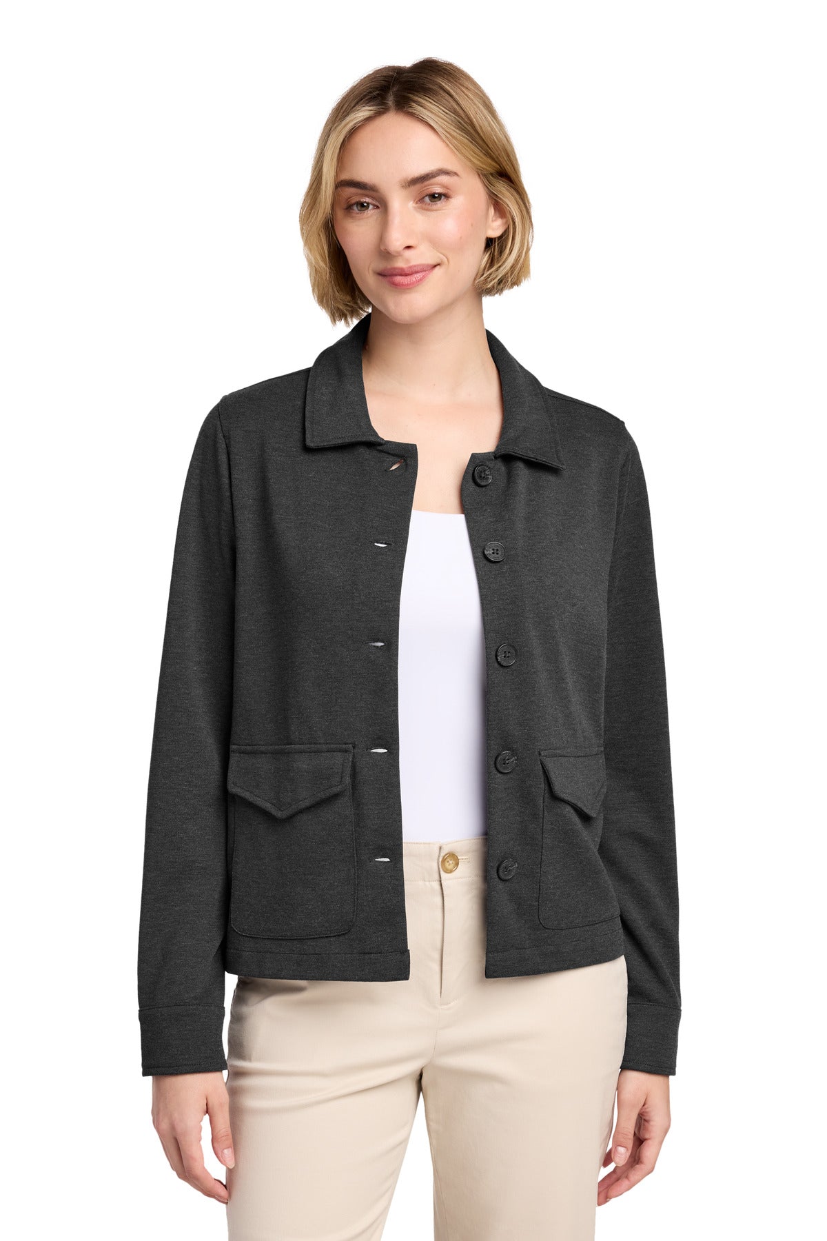 Brooks Brothers ®  Women's Mid-Layer Stretch Button Jacket BB18205 | Add Your Logo