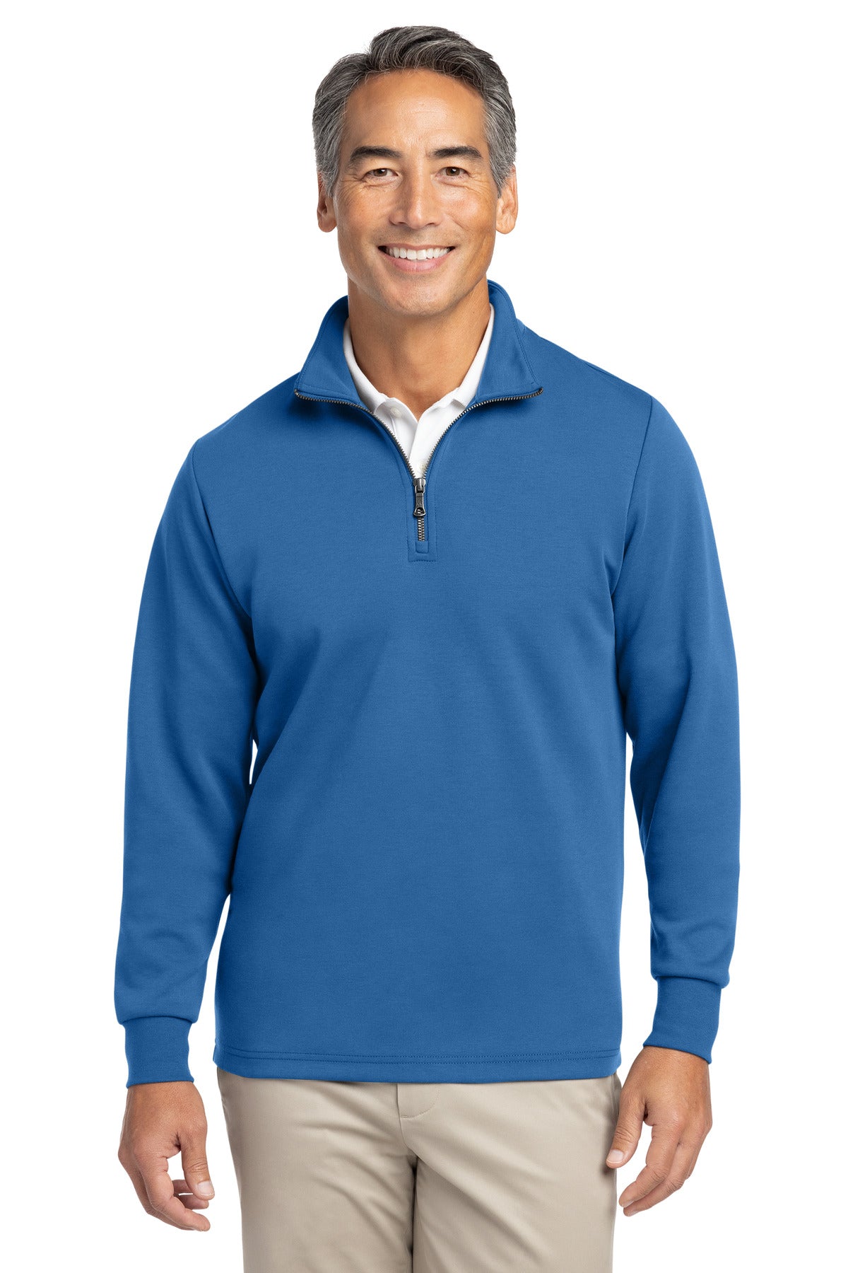Brooks Brothers   Double-Knit 1/4-Zip BB18206