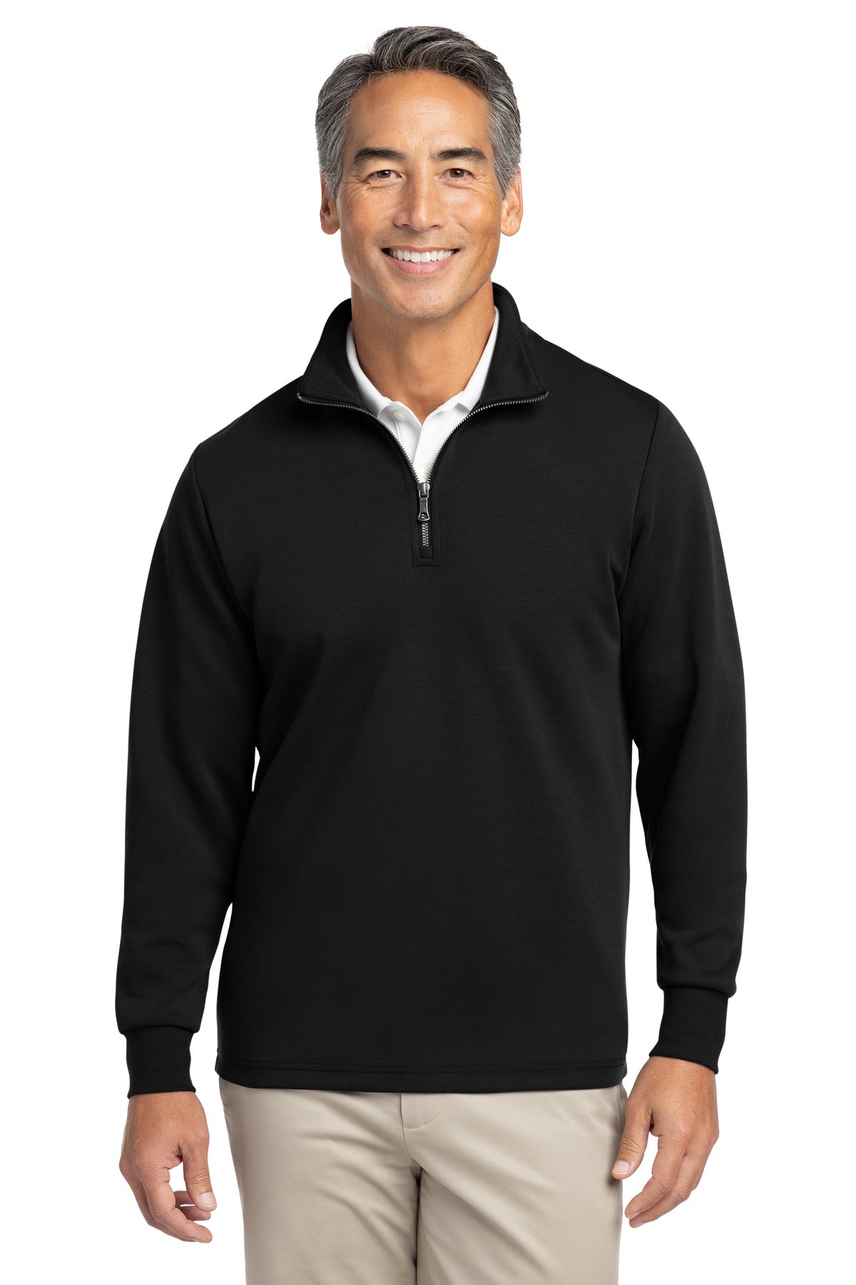 Brooks Brothers   Double-Knit 1/4-Zip BB18206
