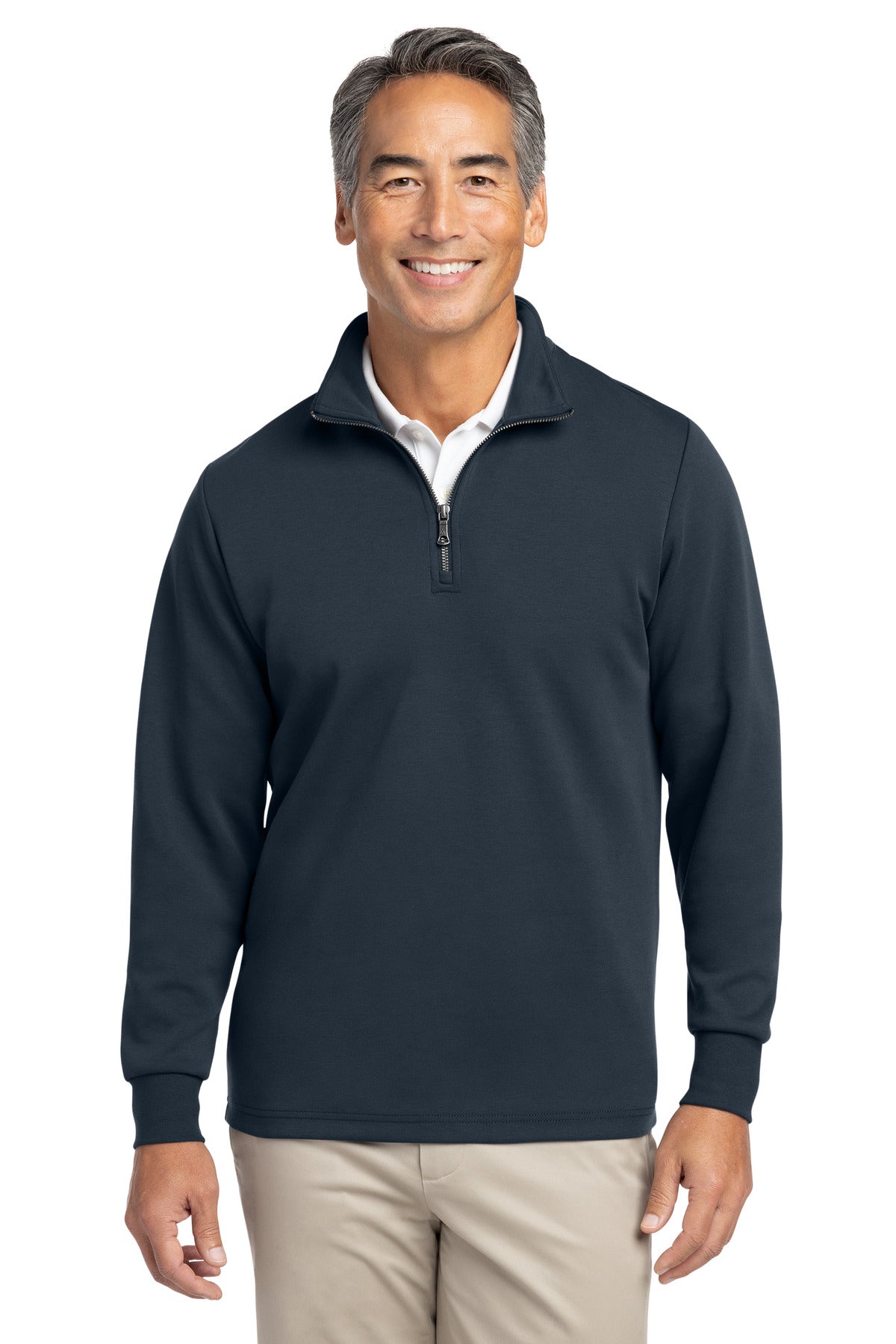 Brooks Brothers   Double-Knit 1/4-Zip BB18206