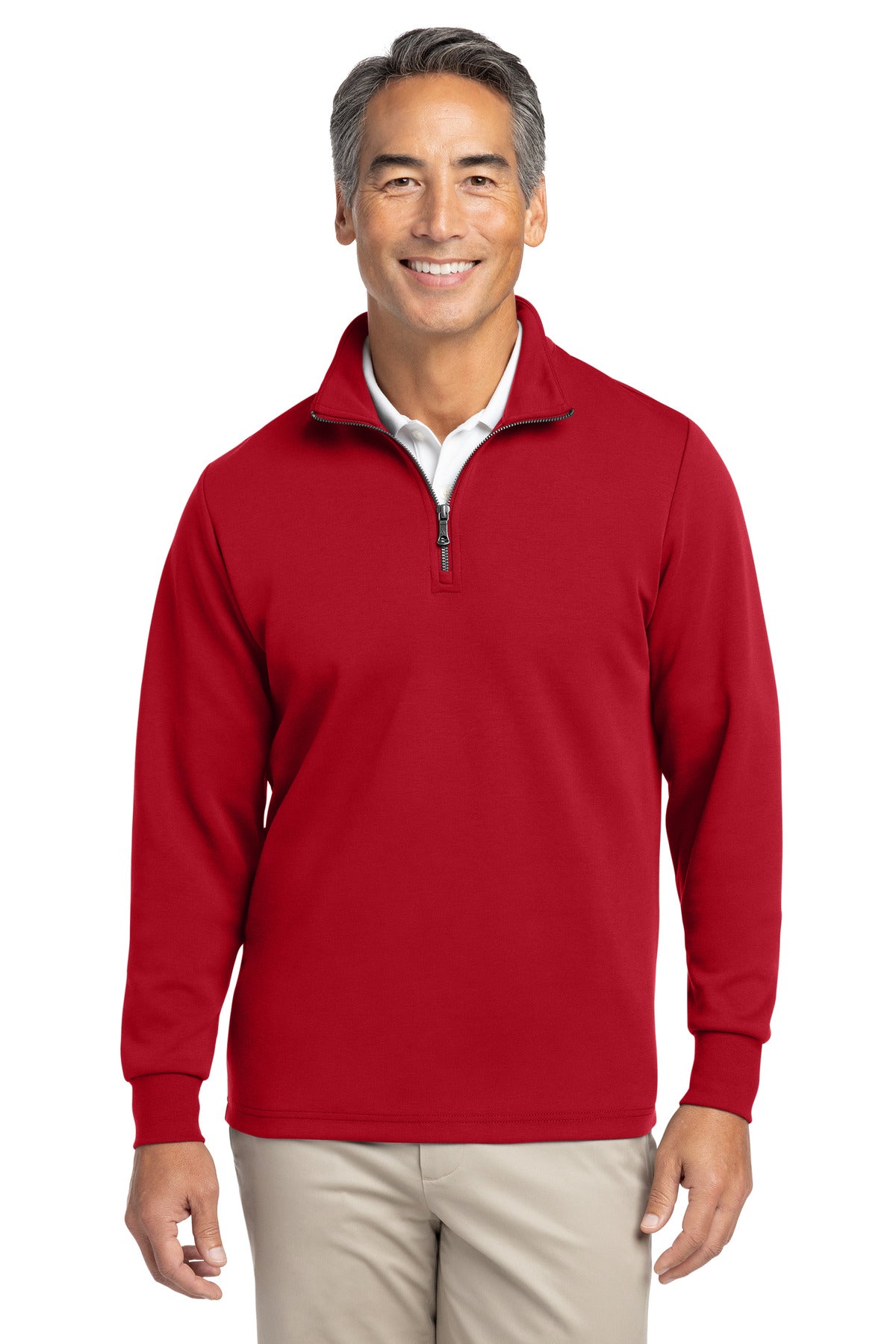 Brooks Brothers   Double-Knit 1/4-Zip BB18206