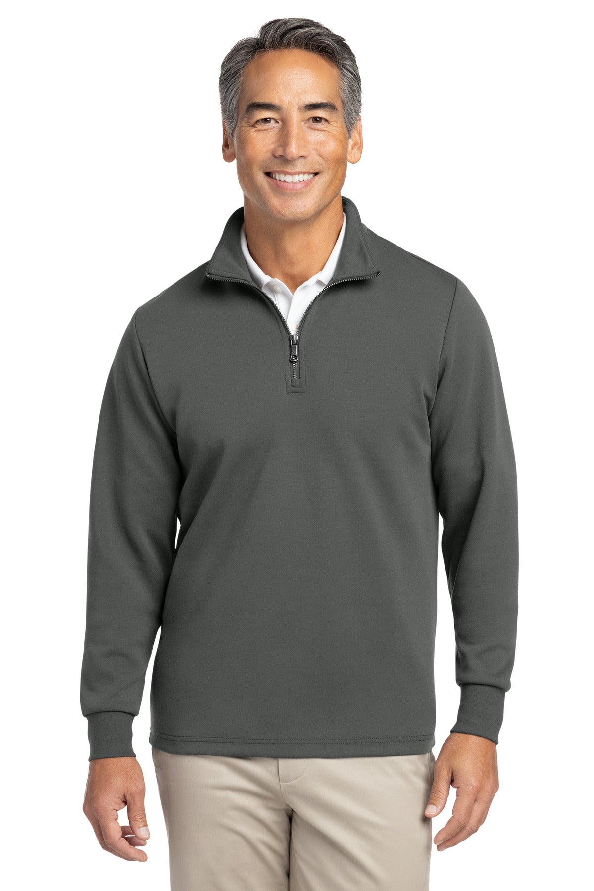 Brooks Brothers   Double-Knit 1/4-Zip BB18206