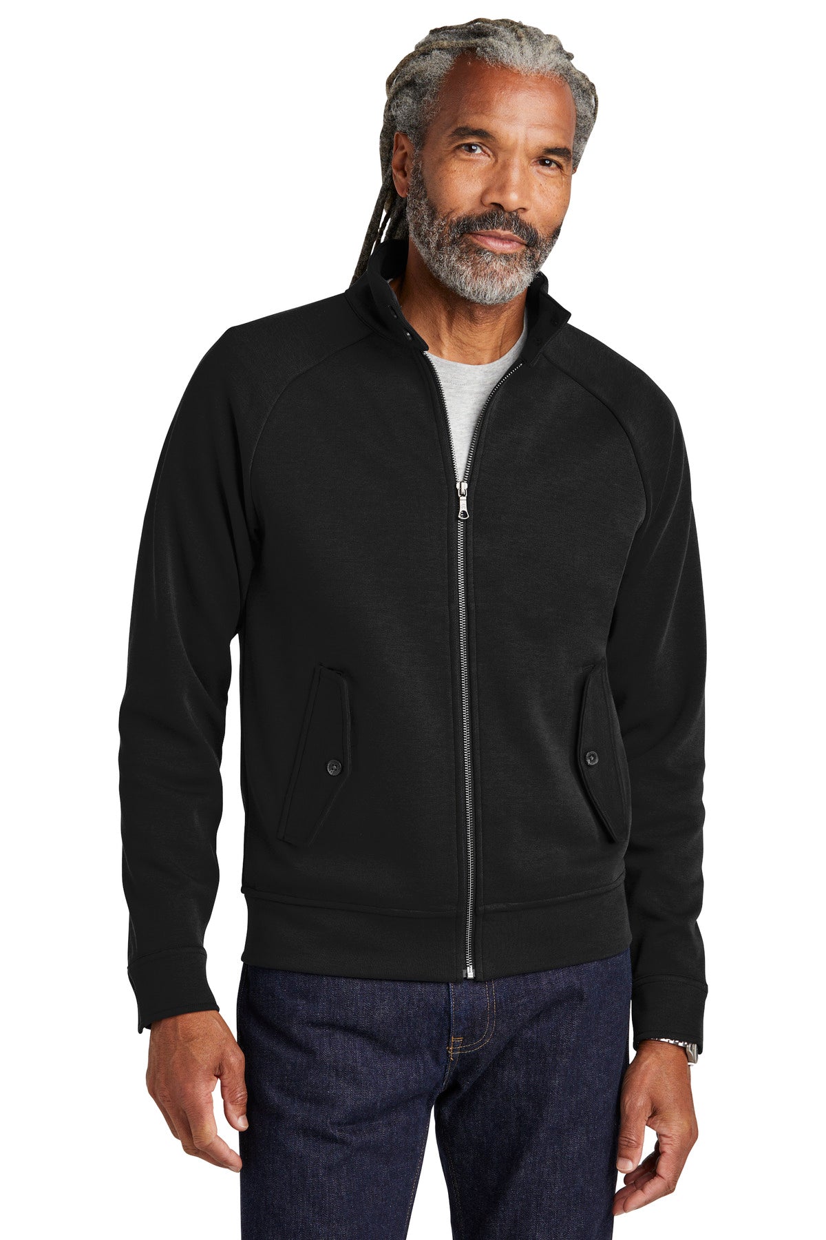 Brooks Brothers ®  Double-Knit Full-Zip BB18210 | Add Your Logo