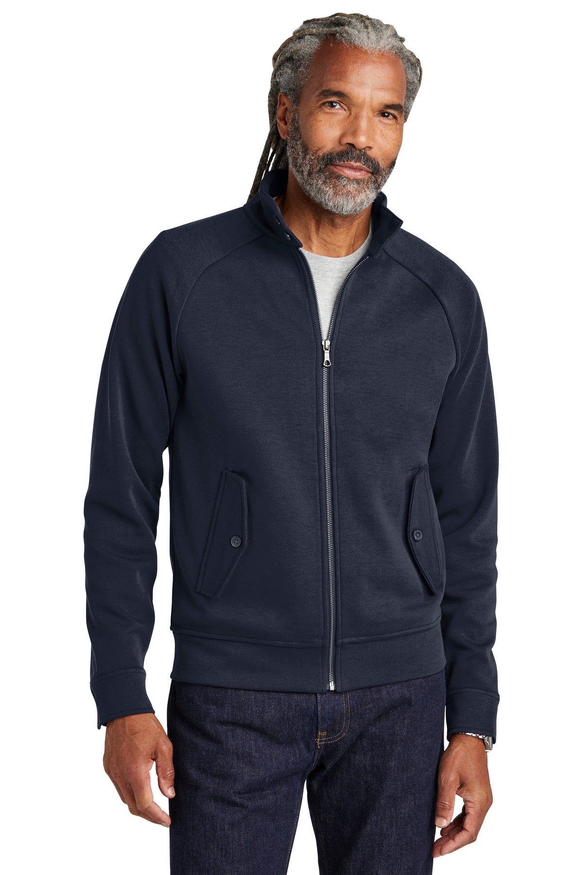 Brooks Brothers ®  Double-Knit Full-Zip BB18210 | Add Your Logo