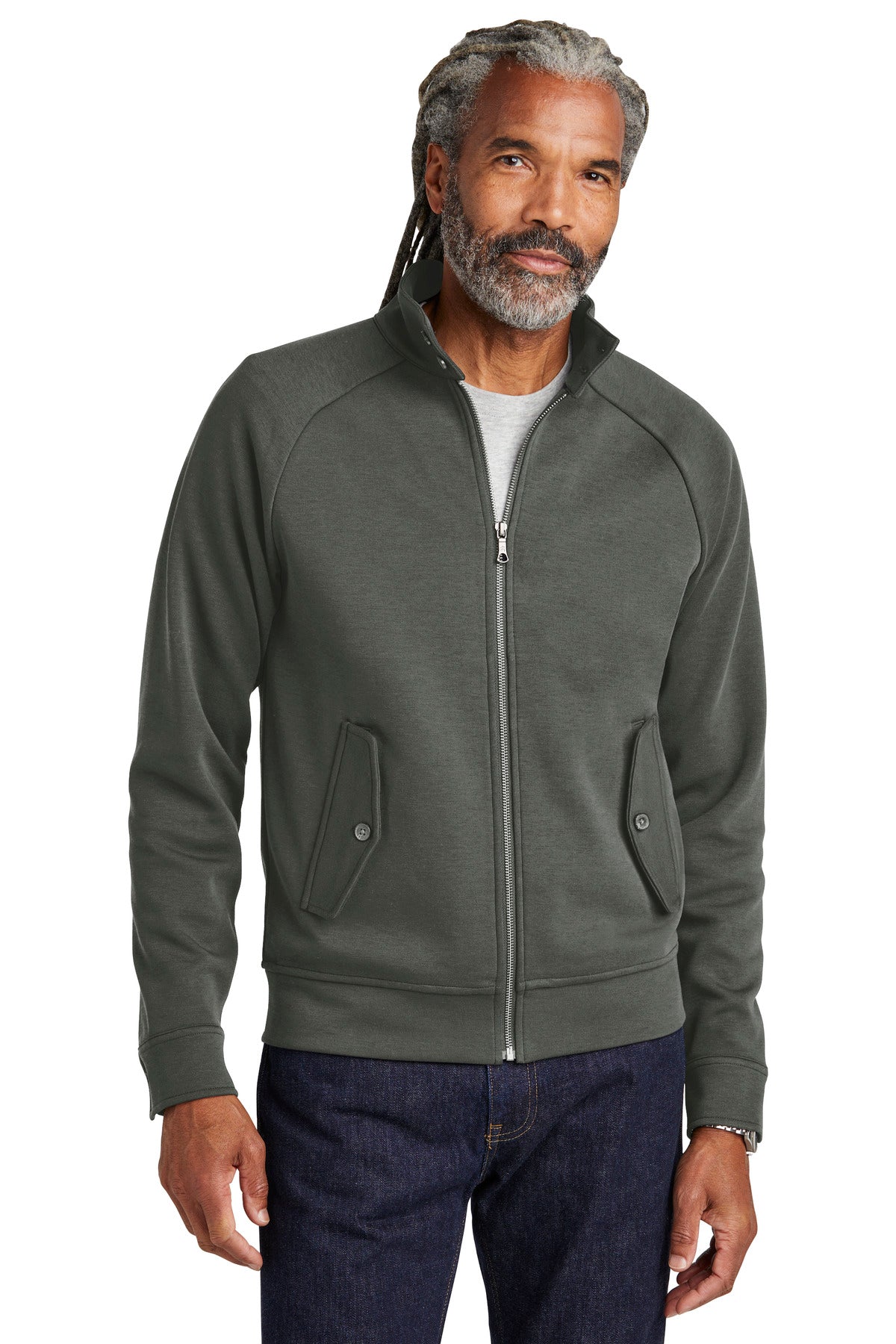 Brooks Brothers   Double-Knit Full-Zip BB18210