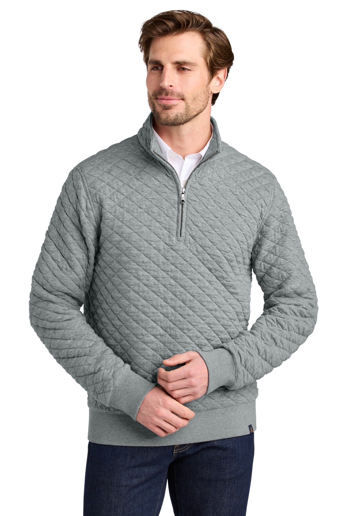 Brooks Brothers   Diamond Quilt 1/4-Zip BB18212
