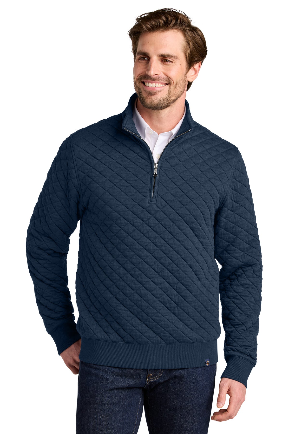 Brooks Brothers   Diamond Quilt 1/4-Zip BB18212