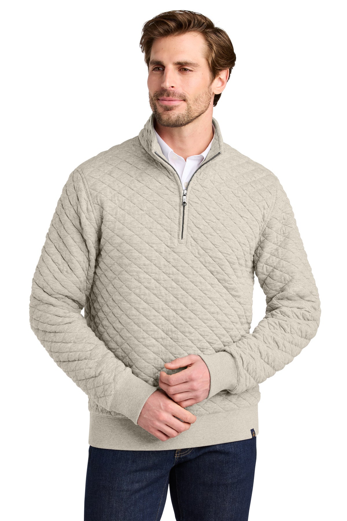 Brooks Brothers   Diamond Quilt 1/4-Zip BB18212