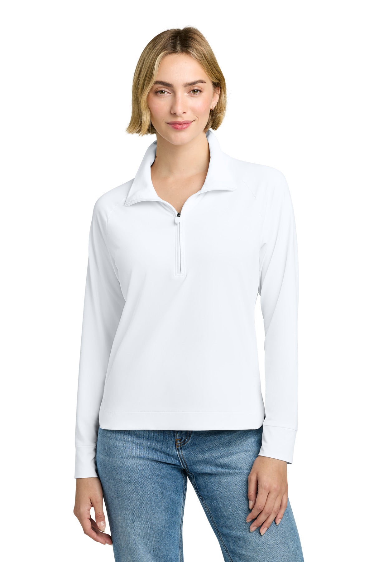 Brooks Brothers ®  Women's Luxe Performance 1/4-Zip BB18215 | Add Your Logo