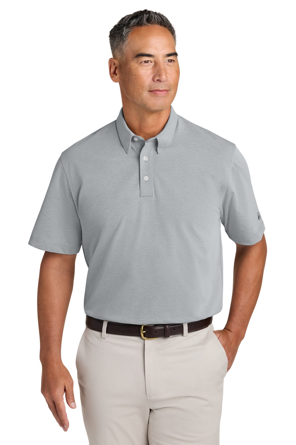 Brooks Brothers ®  Pinpoint Pique Dress Polo BB18222 | Add Your Logo