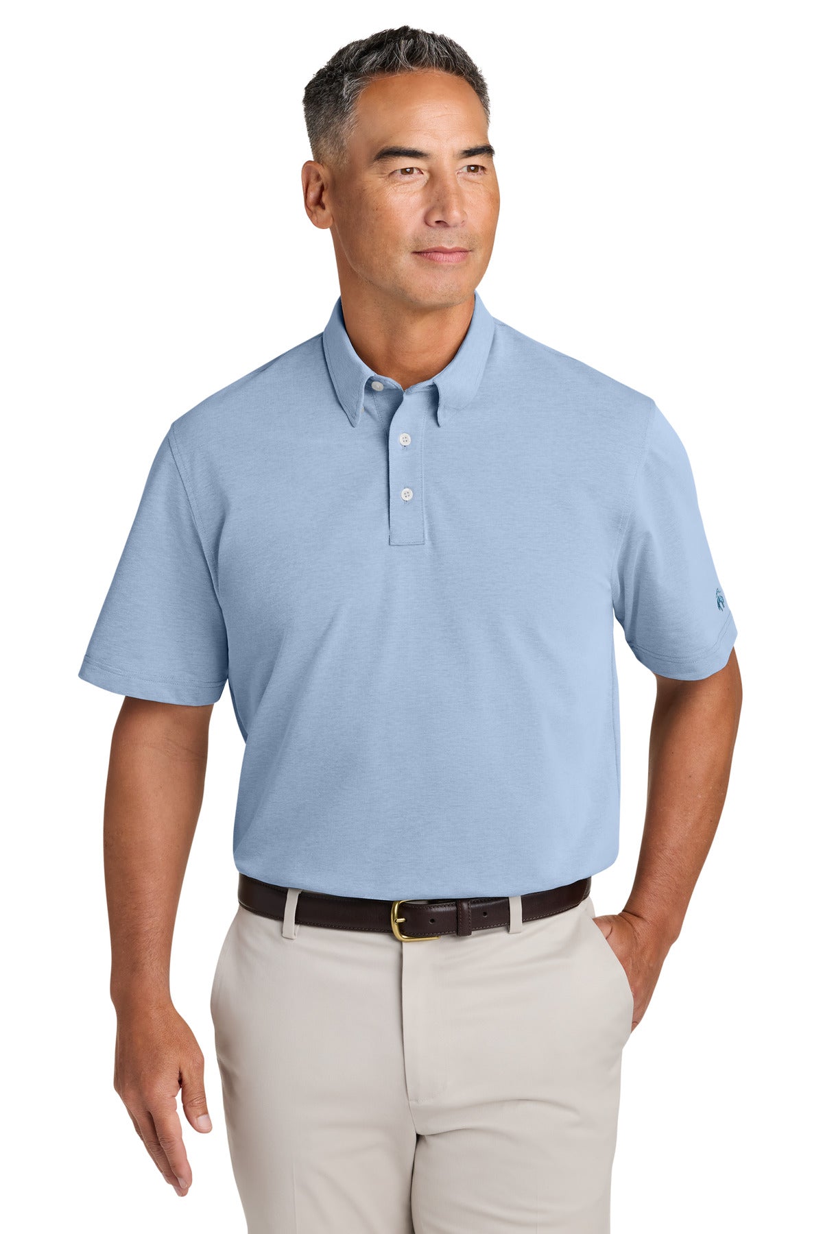 Brooks Brothers ®  Pinpoint Pique Dress Polo BB18222 | Add Your Logo