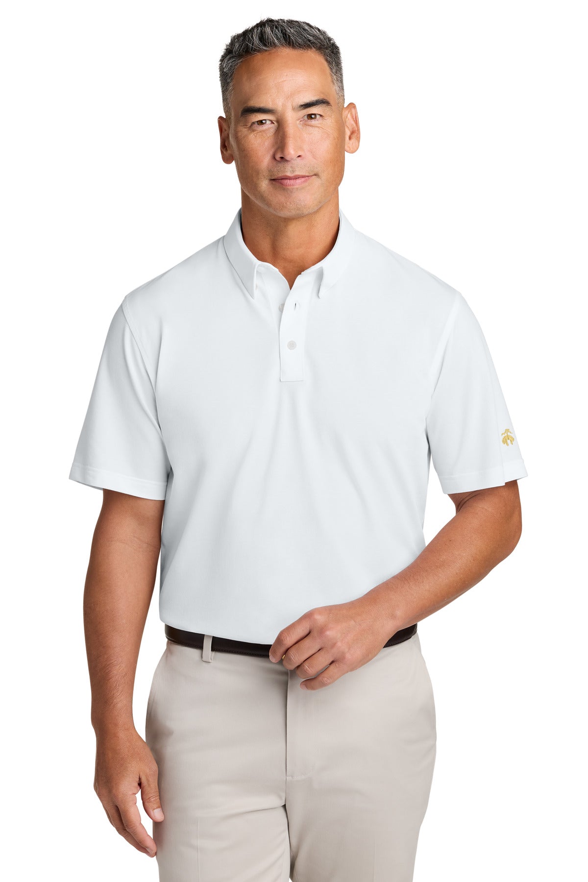Brooks Brothers ®  Pinpoint Pique Dress Polo BB18222 | Add Your Logo