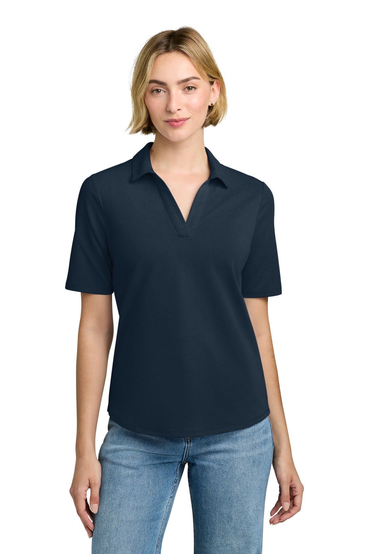 Brooks Brothers ®  Women's Pinpoint Pique Polo BB18223 | Add Your Logo