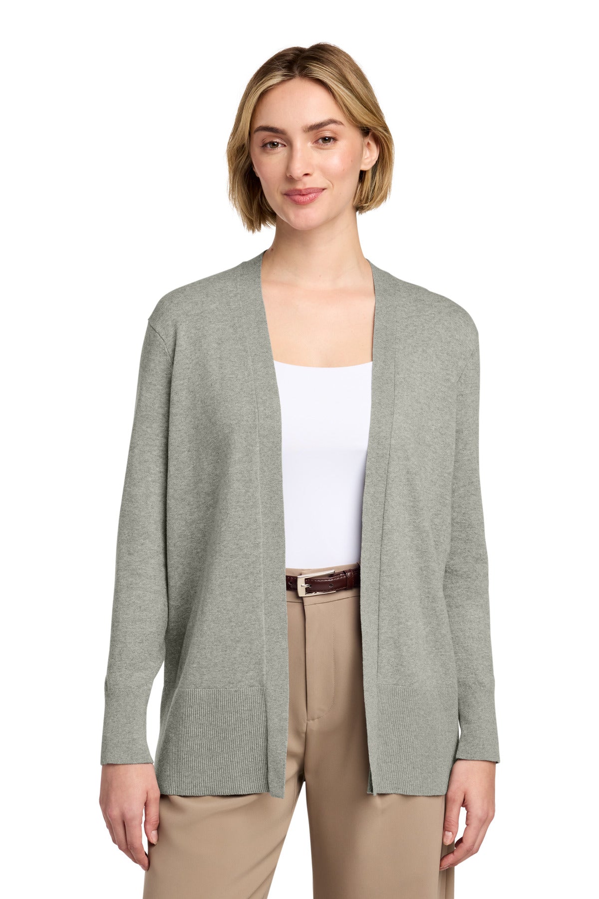 Brooks Brothers ®  Women's Cotton Stretch Long Cardigan Sweater BB18403 | Add Your Logo