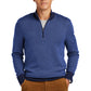Brooks Brothers   Washable Merino Birdseye 1/4-Zip Sweater BB18412