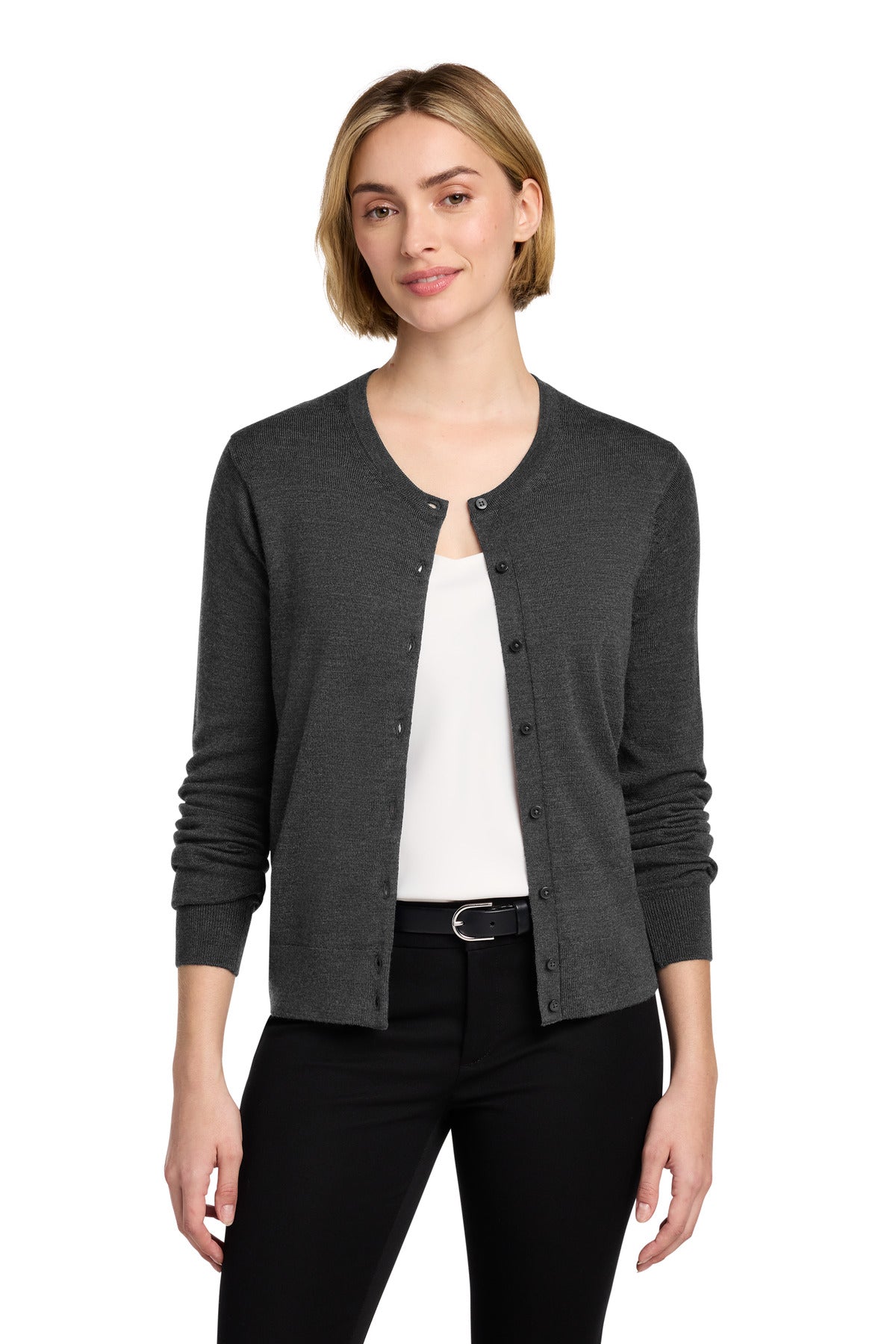 Brooks Brothers ®  Women's Washable Merino Cardigan Sweater BB18413 | Add Your Logo