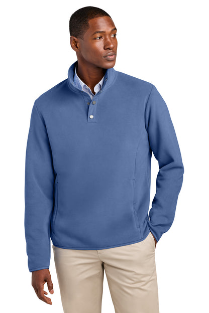 Brooks Brothers ®  Fleece 1/4-Snap Neck BB18612 | Add Your Logo