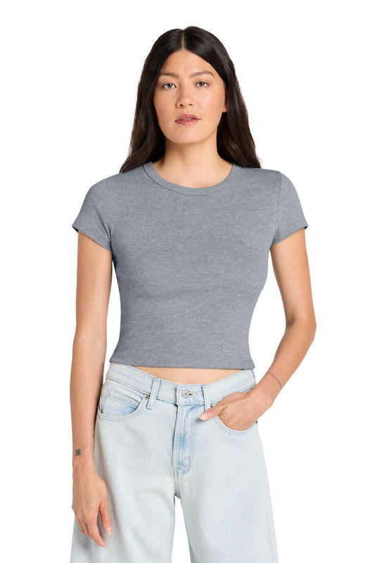 BELLA+CANVAS ®  Women's Micro Rib Baby Tee BC1010 | Add Your Logo