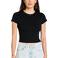 BELLA+CANVAS ®  Women's Micro Rib Baby Tee BC1010 | Add Your Logo