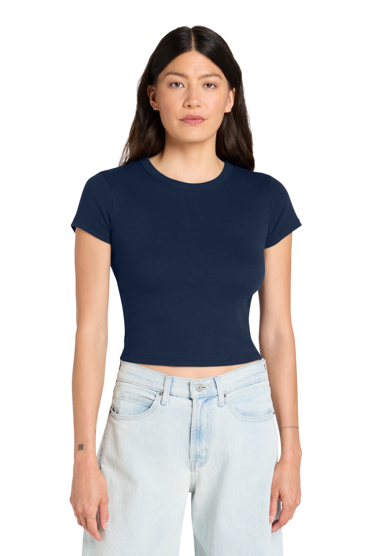 BELLA+CANVAS ®  Women's Micro Rib Baby Tee BC1010 | Add Your Logo