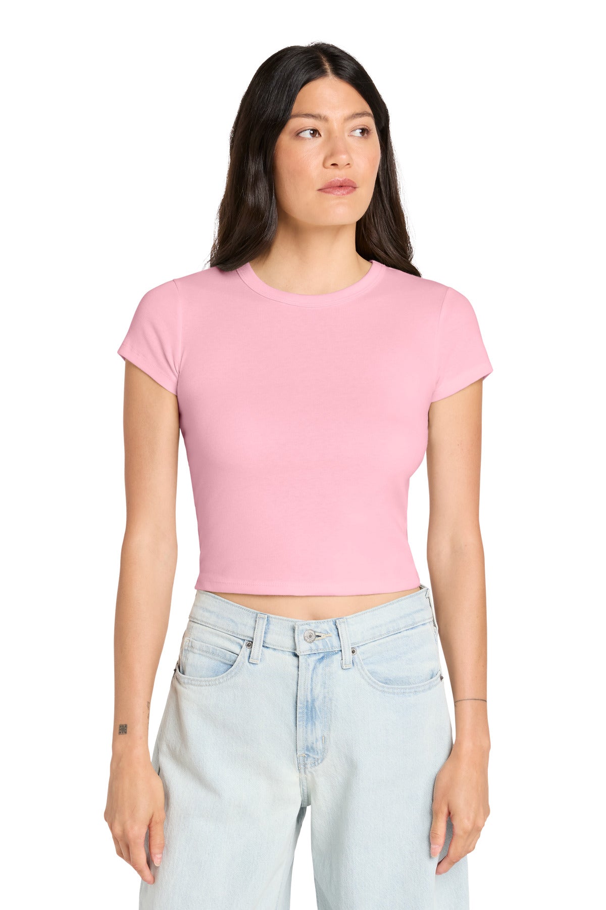 BELLA+CANVAS ®  Women's Micro Rib Baby Tee BC1010 | Add Your Logo
