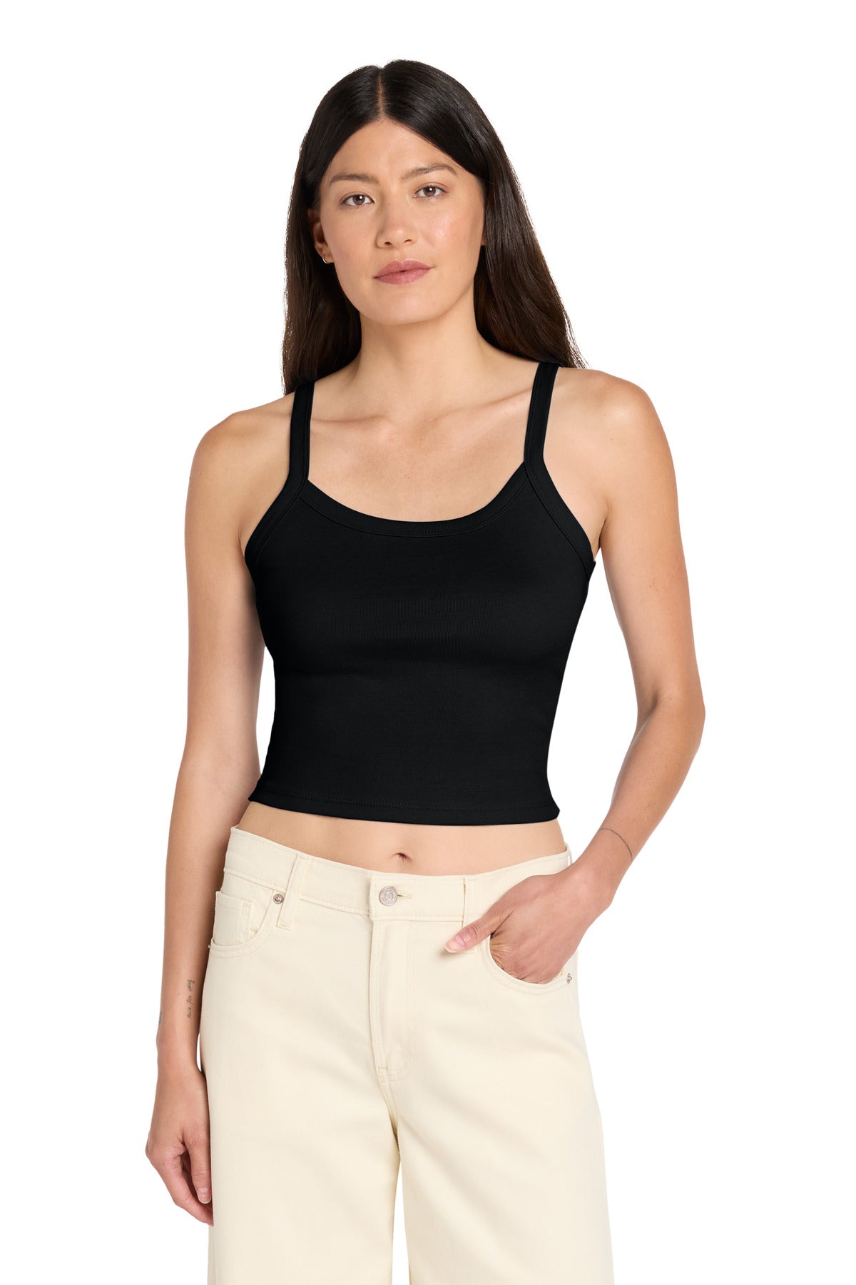 BELLA+CANVAS ®  Women's Micro Rib Spaghetti Strap Tank BC1012 | Add Your Logo