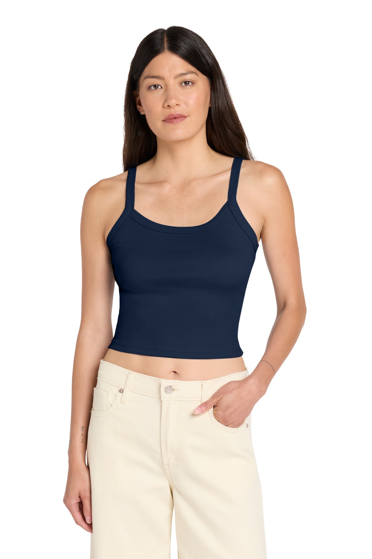 BELLA+CANVAS ®  Women's Micro Rib Spaghetti Strap Tank BC1012 | Add Your Logo