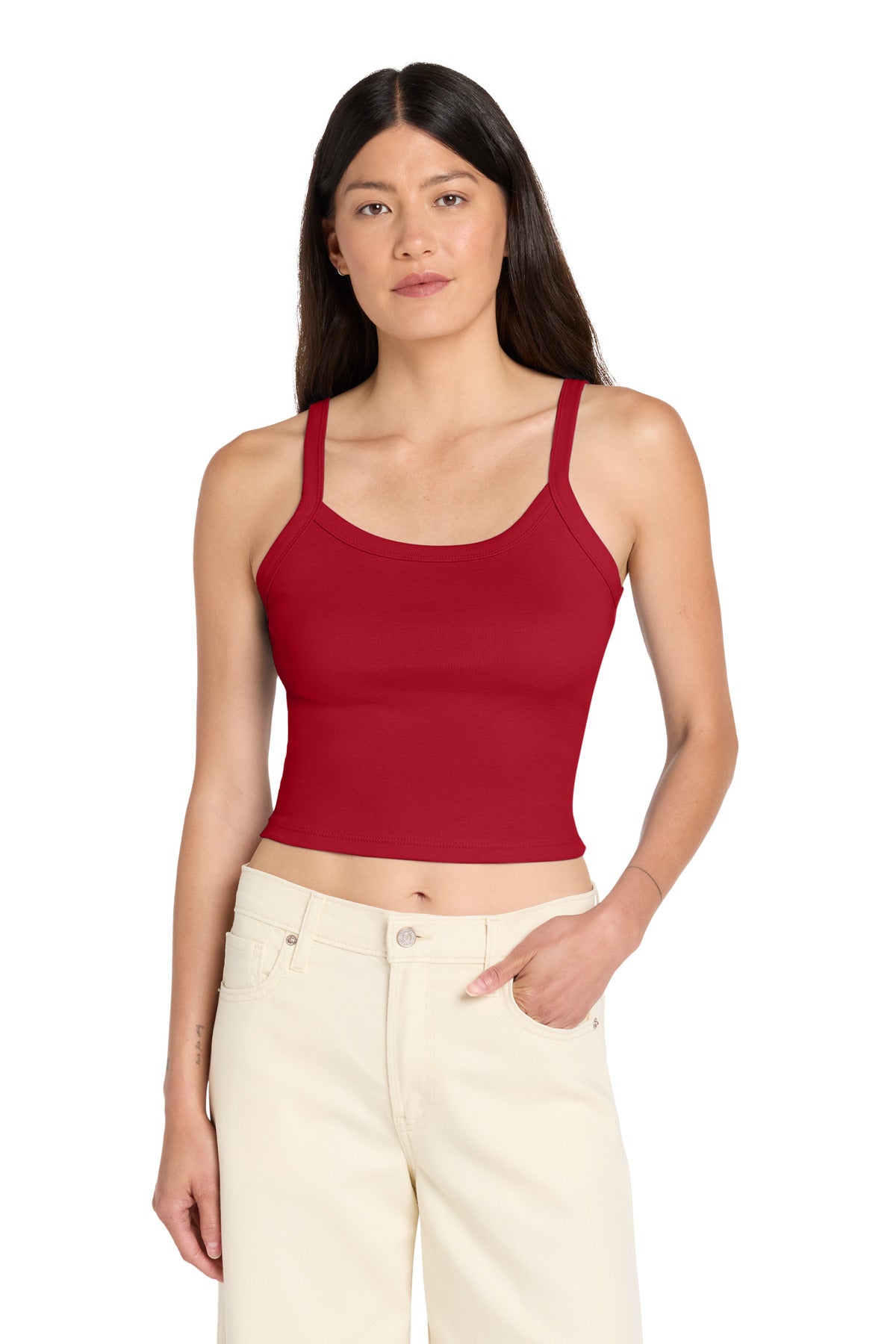 BELLA+CANVAS ®  Women's Micro Rib Spaghetti Strap Tank BC1012 | Add Your Logo