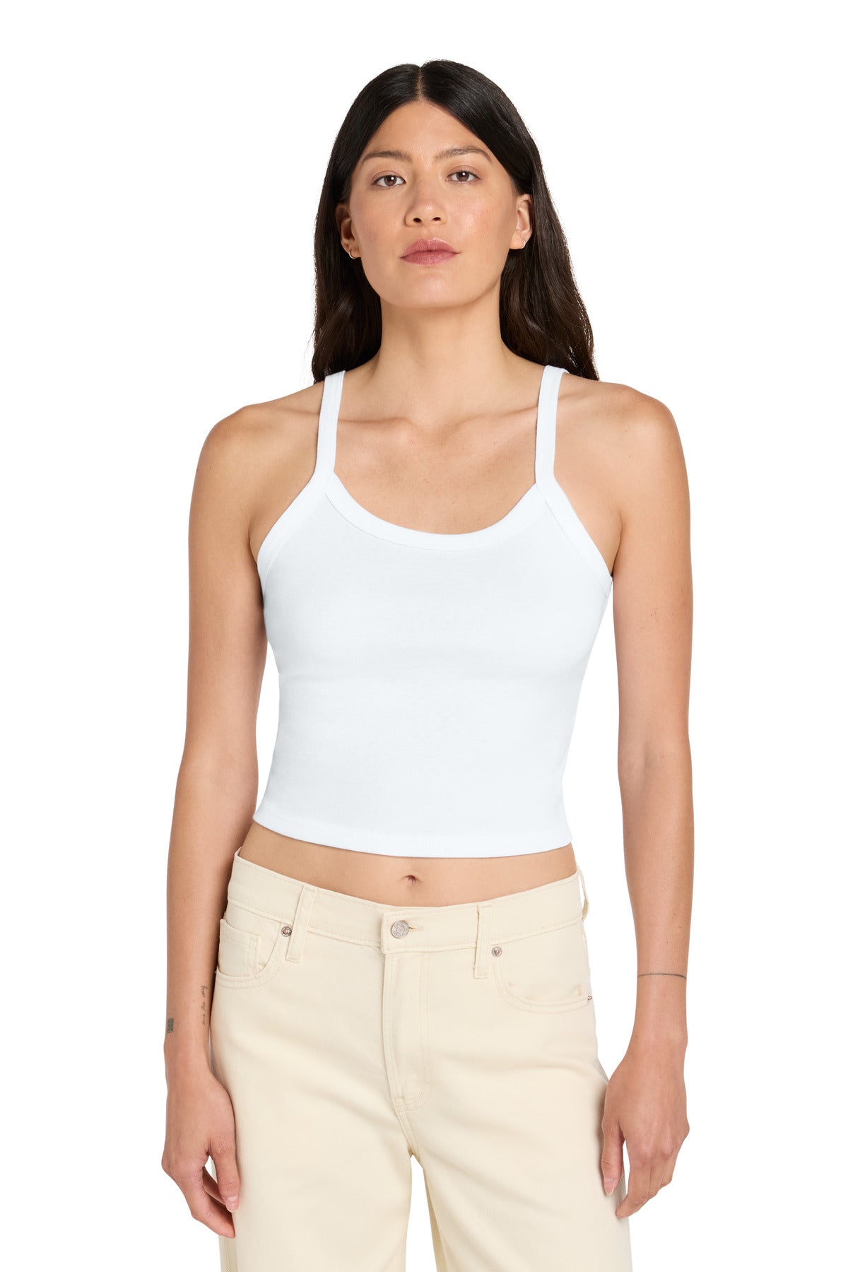BELLA+CANVAS ®  Women's Micro Rib Spaghetti Strap Tank BC1012 | Add Your Logo