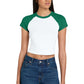 BELLA+CANVAS ®  Women's Micro Rib Raglan Baby Tee BC1201 | Add Your Logo