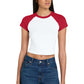 BELLA+CANVAS ®  Women's Micro Rib Raglan Baby Tee BC1201 | Add Your Logo